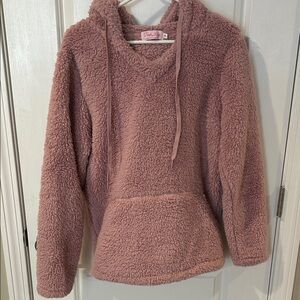 Pink Lily Cozy Pink Sherpa Ski Jacket